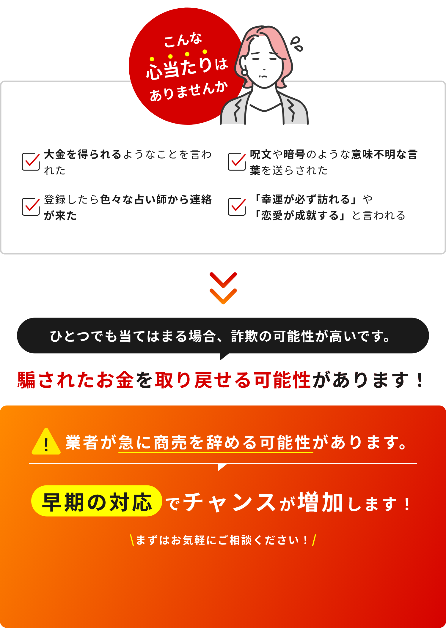 こんな心当たりありませんか